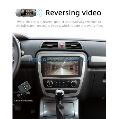 Автомагнитола With Carplay (2+32GB), Wi-Fi,  With Carplay  Android-14, модуль GPS, Bluetooth